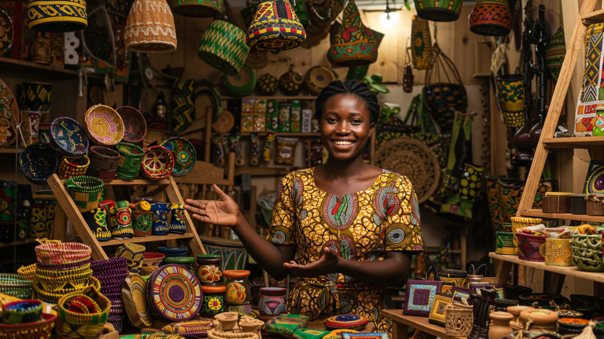 Vendor at Kigali Market
